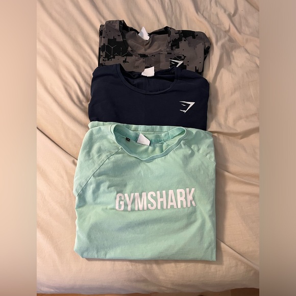 Gymshark Tees Bundle Size Large - Picture 1 of 7